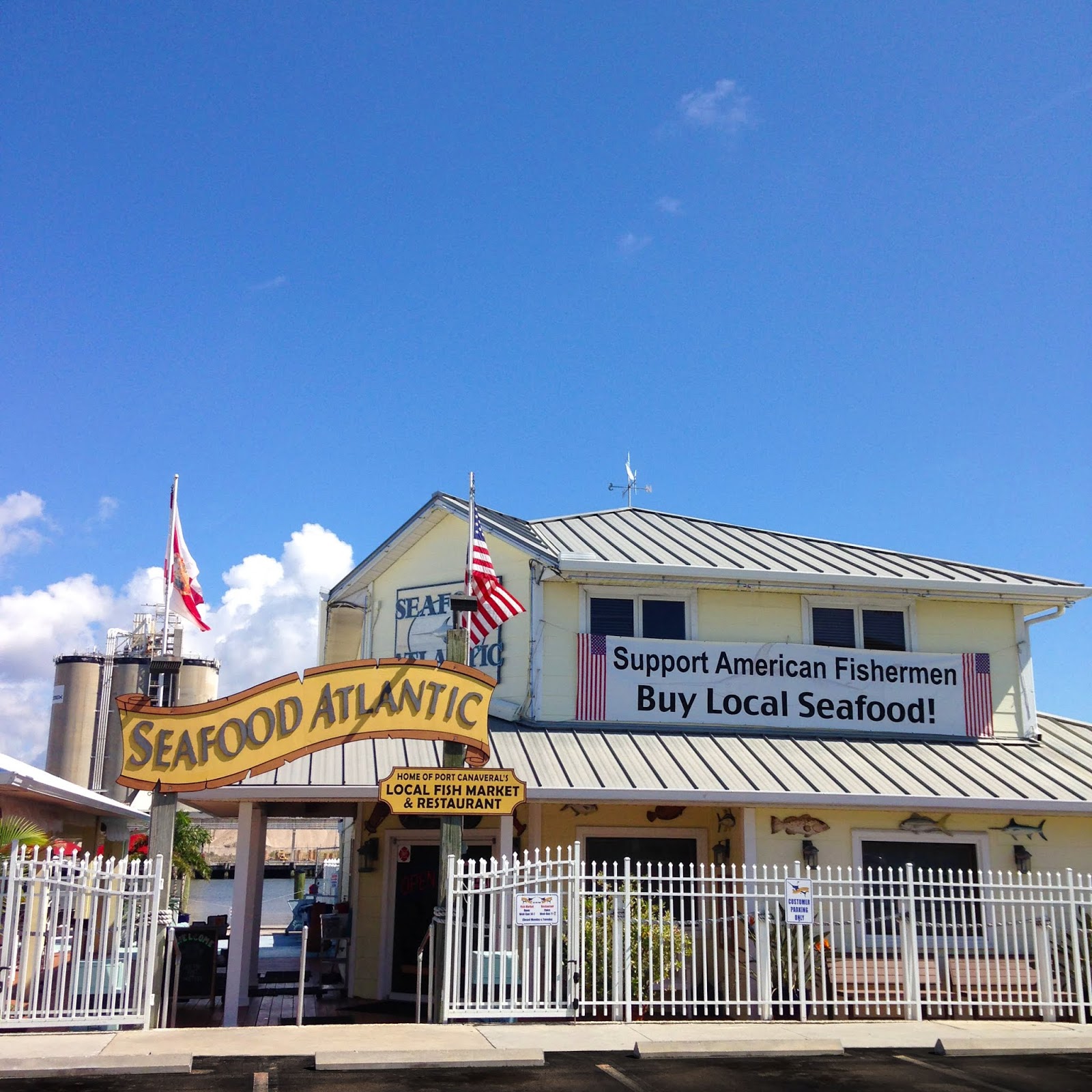 Seafood Atlantic Restaurant & Seafood Market Cape Canaveral Florida
