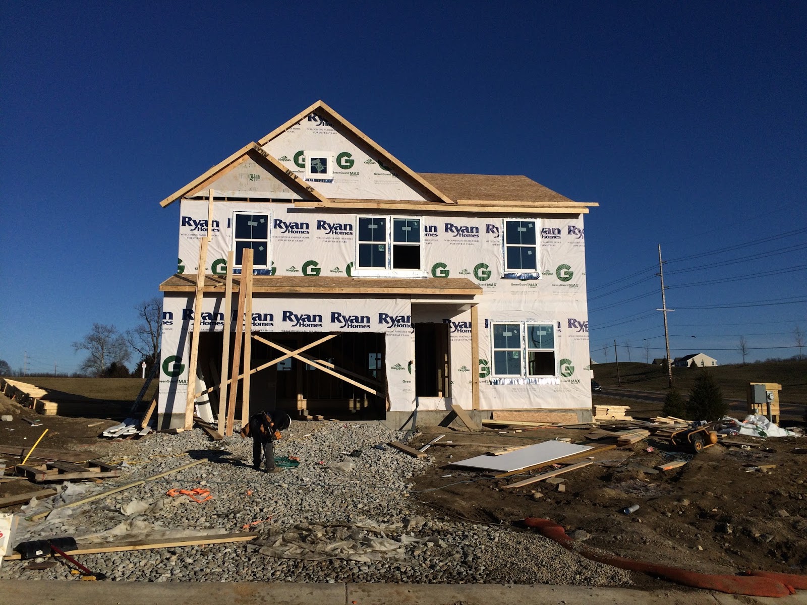 Ryan Homes Milan New Home Construction Experience More Framing Photos