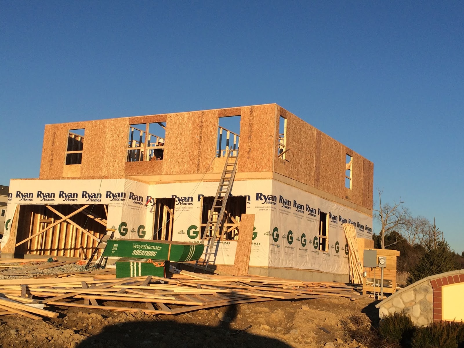 Ryan Homes Milan New Home Construction Experience They've Started