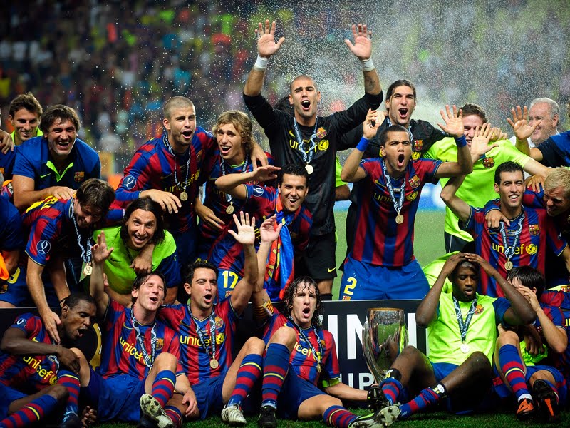 SOCCER PLAYERS WALLPAPER 20102011 Barcelona Football Club Pictures